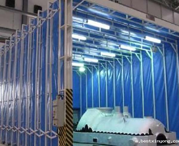 伸缩式移动喷漆房 (10)