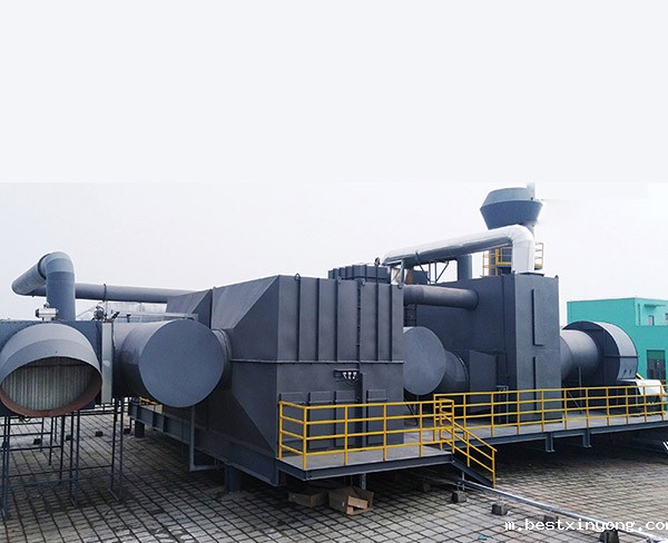 沸石转轮浓缩＋催化燃烧系统