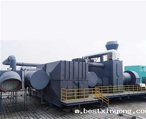 沸石转轮浓缩＋催化燃烧系统